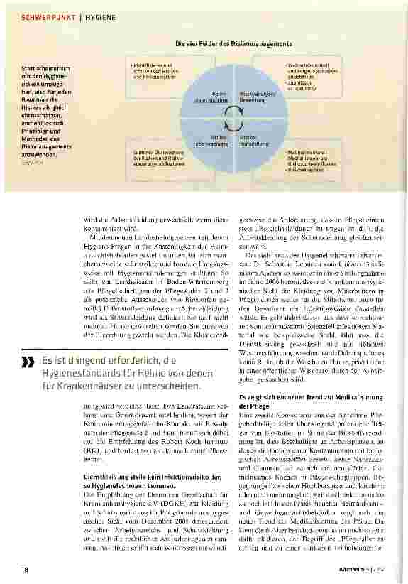 Vorschauseite 3: Riskmanagement statt Hygiene-Hype