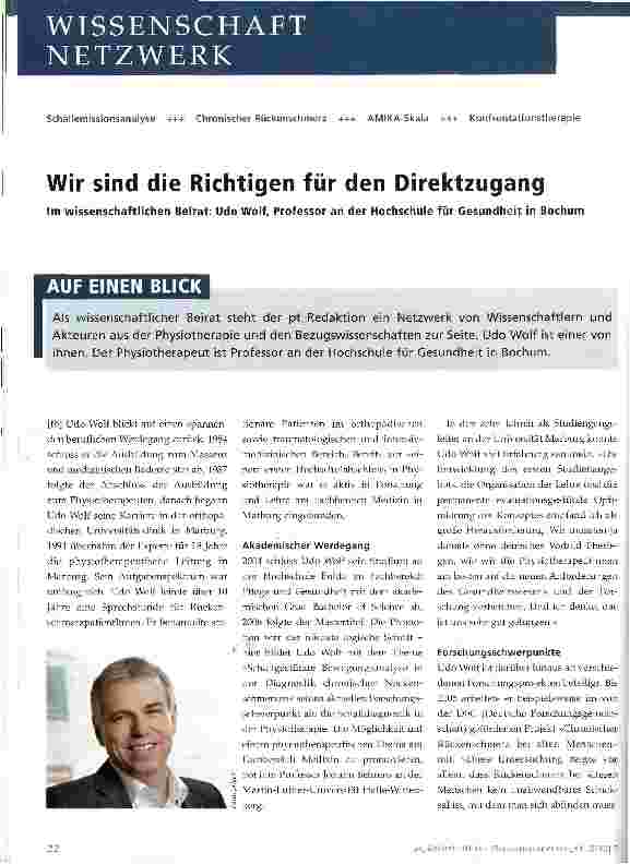Vorschauseite 1: Wir sind die Richtigen für den Direktzugang