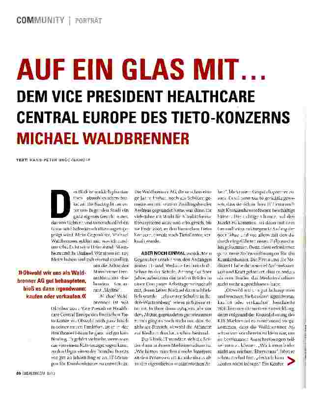 Vorschauseite 1: AUF EIN GLAS MIT. ..