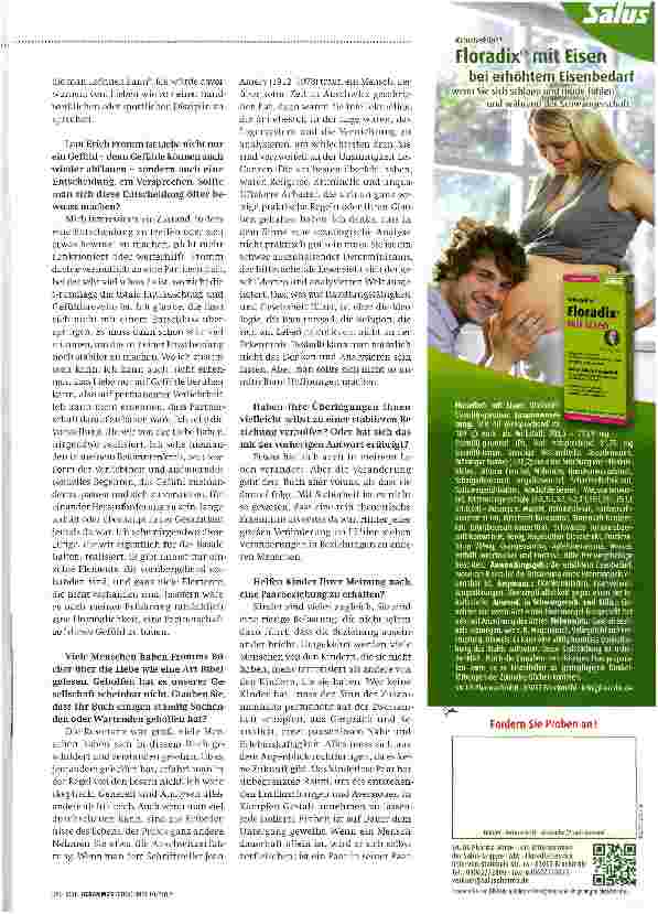 Vorschauseite 2: „Liebe ist kein Handwerk - und auch kein Sport.