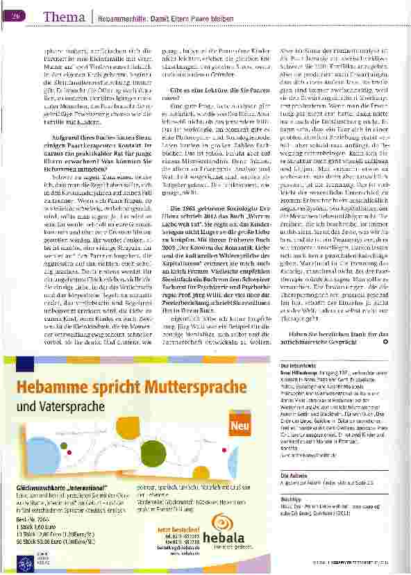 Vorschauseite 3: „Liebe ist kein Handwerk - und auch kein Sport.