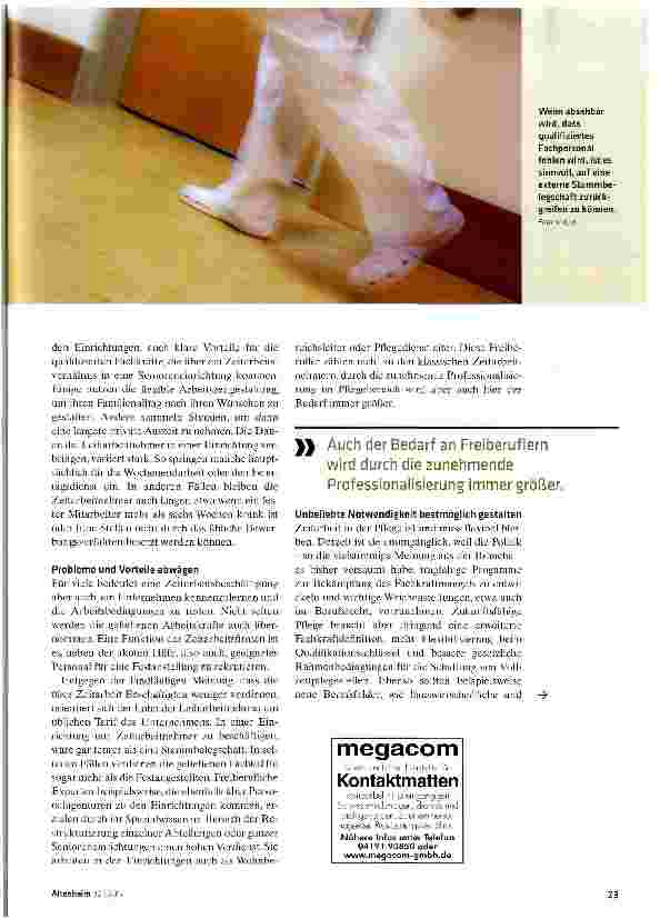 Vorschauseite 2: Flexibel, aber unbeliebt?