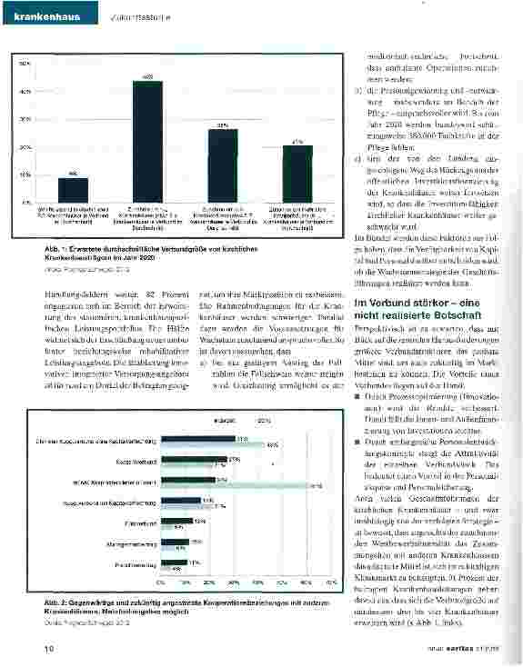Vorschauseite 2: Krankenhäuser gewinnen im Verbund