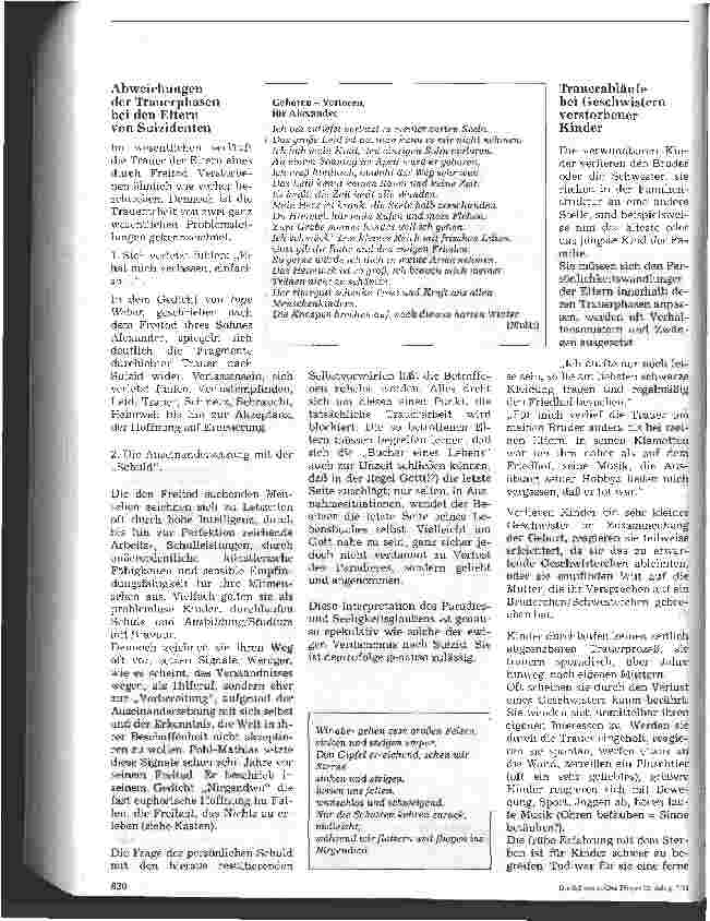 Vorschauseite 4: Und immer stirbt ein Teil von uns (2) Aspekte der Trauerarbeit