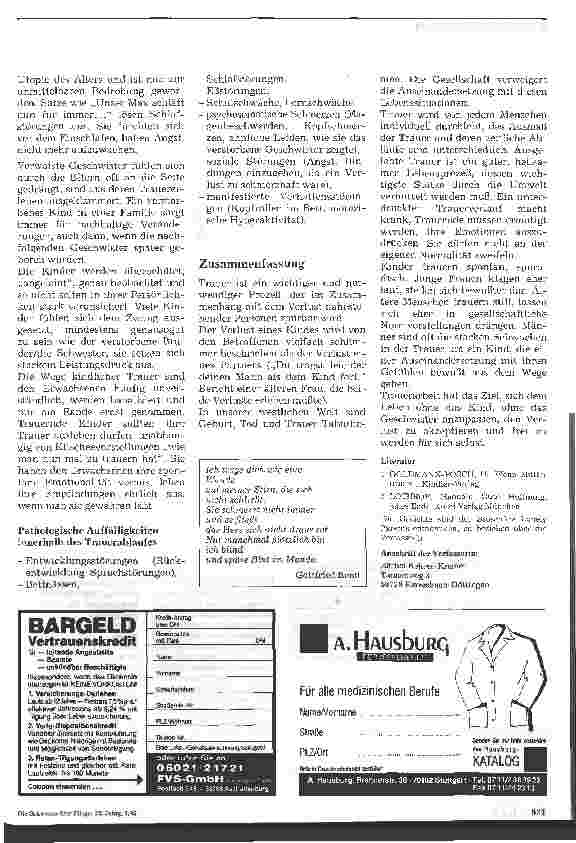 Vorschauseite 5: Und immer stirbt ein Teil von uns (2) Aspekte der Trauerarbeit