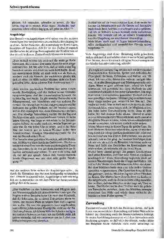 Vorschauseite 5: Ich hatte keinen Willen zum Überleben Psychische Probleme des Intensivpatienten