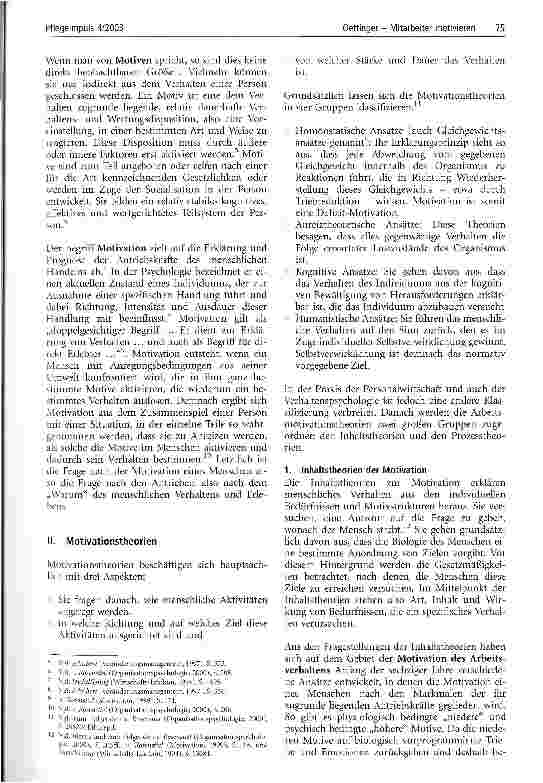 Vorschauseite 2: Mitarbeiter motivieren (Teil 1) Durch leistungsorientiertes Personal zu neuer Pflegequalität