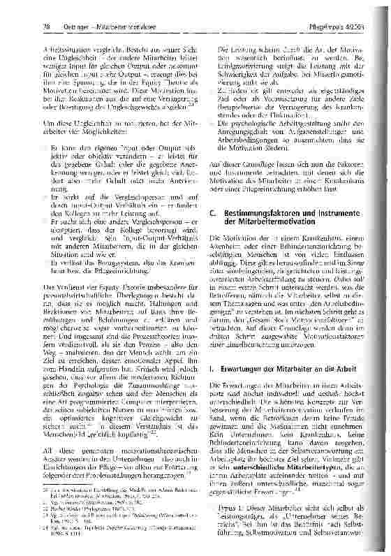 Vorschauseite 5: Mitarbeiter motivieren (Teil 1) Durch leistungsorientiertes Personal zu neuer Pflegequalität