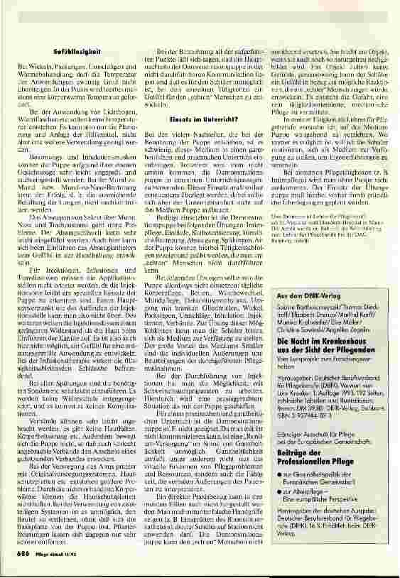 Vorschauseite 2: Die Demonstrationspuppe im Unterricht