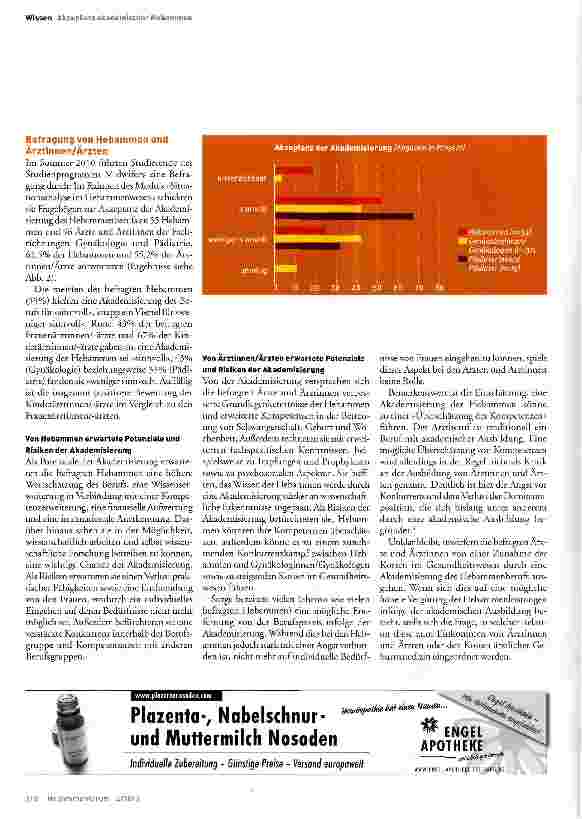 Vorschauseite 3: Bachelor-Hebammen: willkommene Kolleginnen in der Praxis?