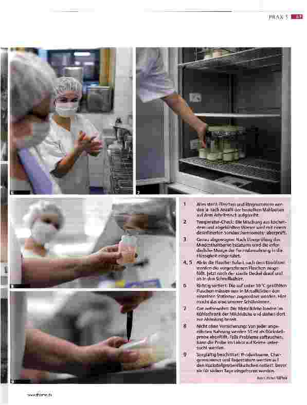 Vorschauseite 4: Arbeitsplatz Milchküche