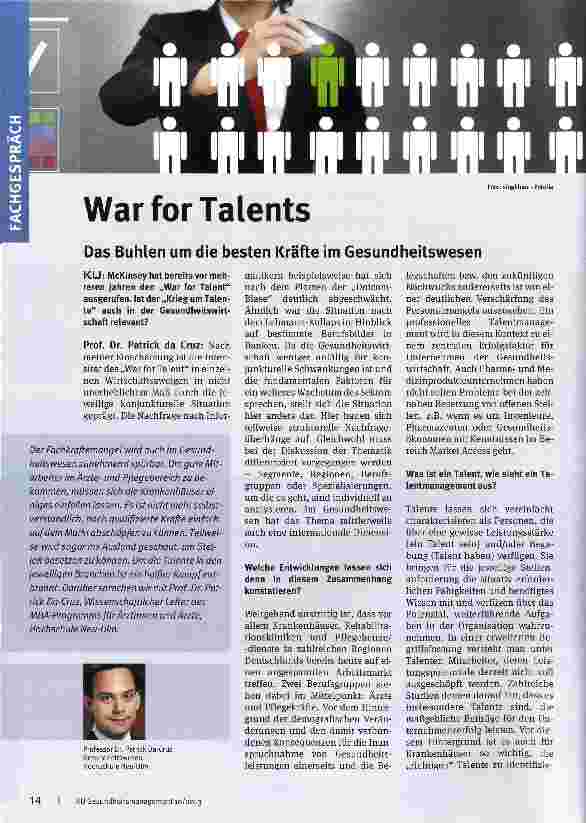 Vorschauseite 1: War for Talents
