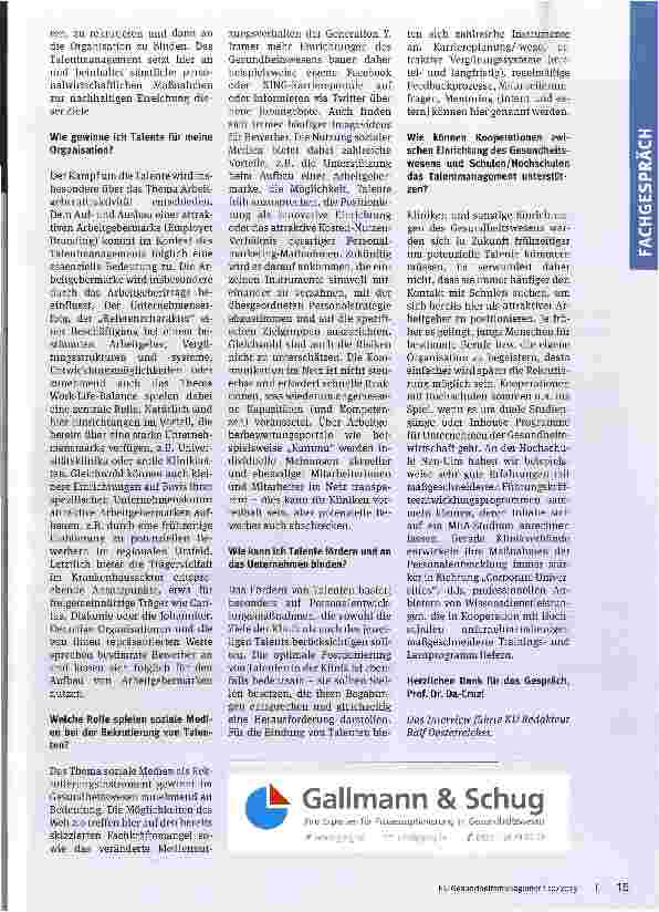Vorschauseite 2: War for Talents