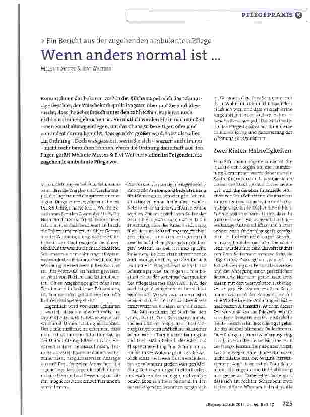 Vorschauseite 1: Wenn anders normal ist.