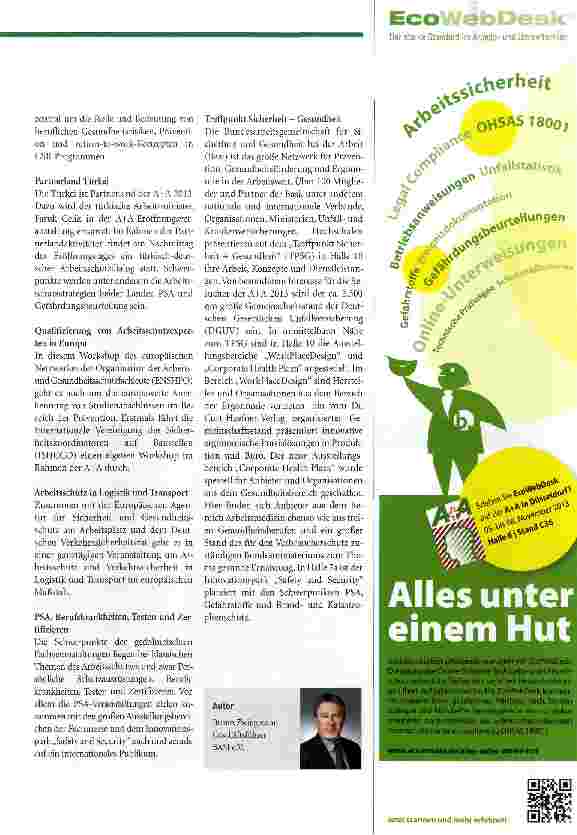 Vorschauseite 6: Sicherheit und Gesundheit bei der Arbeit