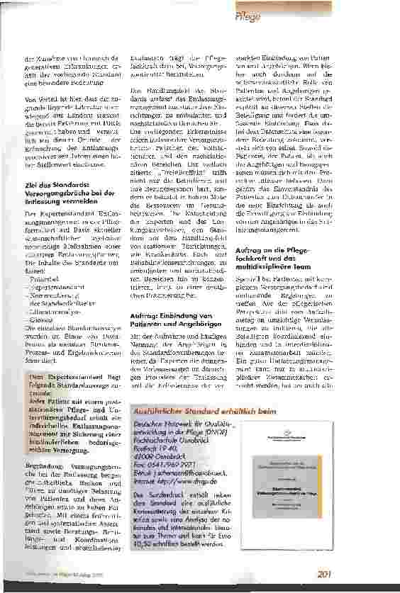 Vorschauseite 2: Entlassungsmanagement in der Pflege