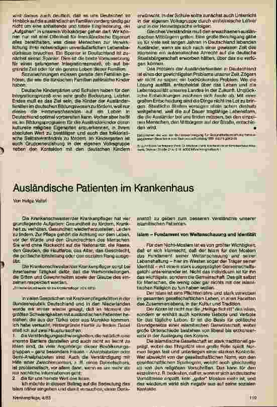 Vorschauseite 3: Die Zukunft der ausländischen Arbeitnehmer und ihrer Familien in der Bundesrepublik Deutschland