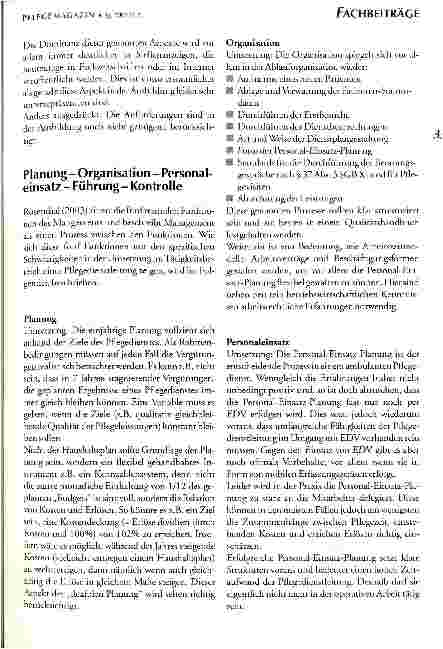Vorschauseite 3: Management im ambulanten Pflegedienst