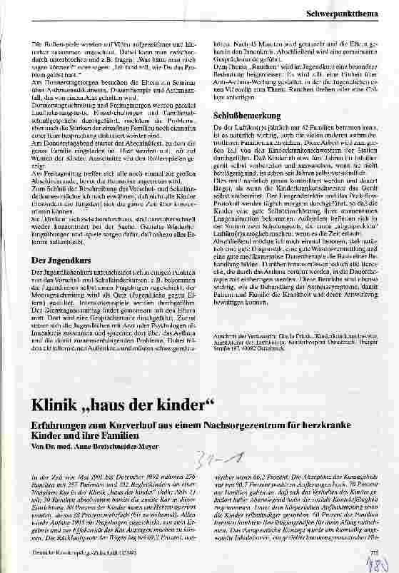 Vorschauseite 4: Luftiku(r)s Ein Asthmaschulungskurs für betroffene Familien