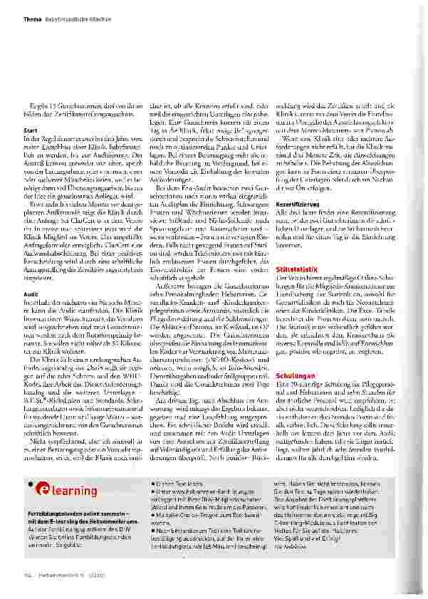 Vorschauseite 3: Von der Idee zur Plakette Babyfreundlich