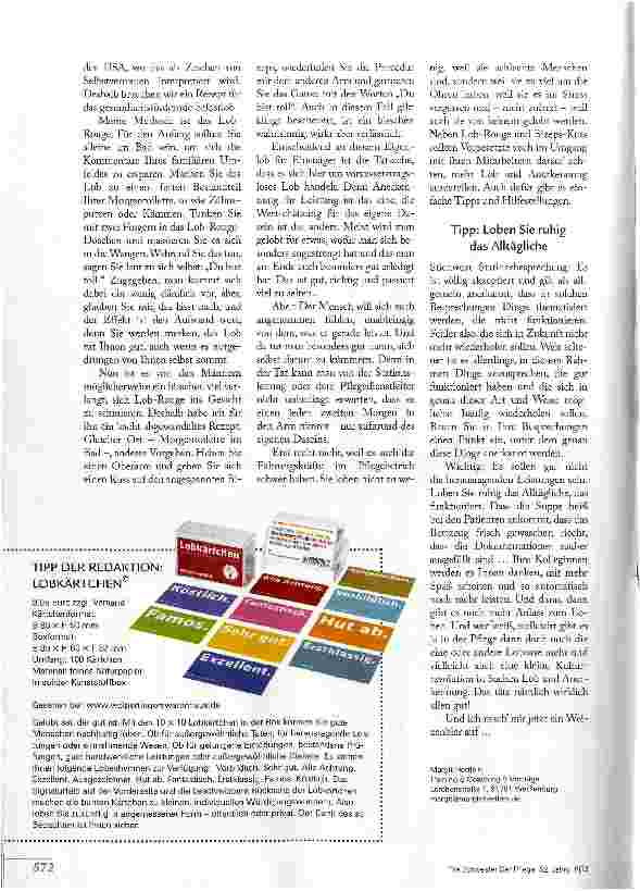 Vorschauseite 5: NICHT GELOBT WERDEN WIR SCHON