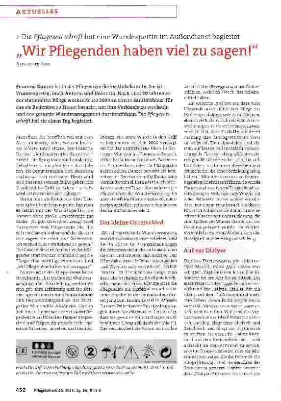 Vorschauseite 1: „Wir Pflegenden haben viel zu sagen!