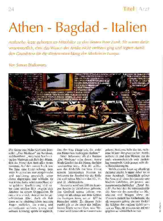 Vorschauseite 1: Athen - Bagdad - Italien