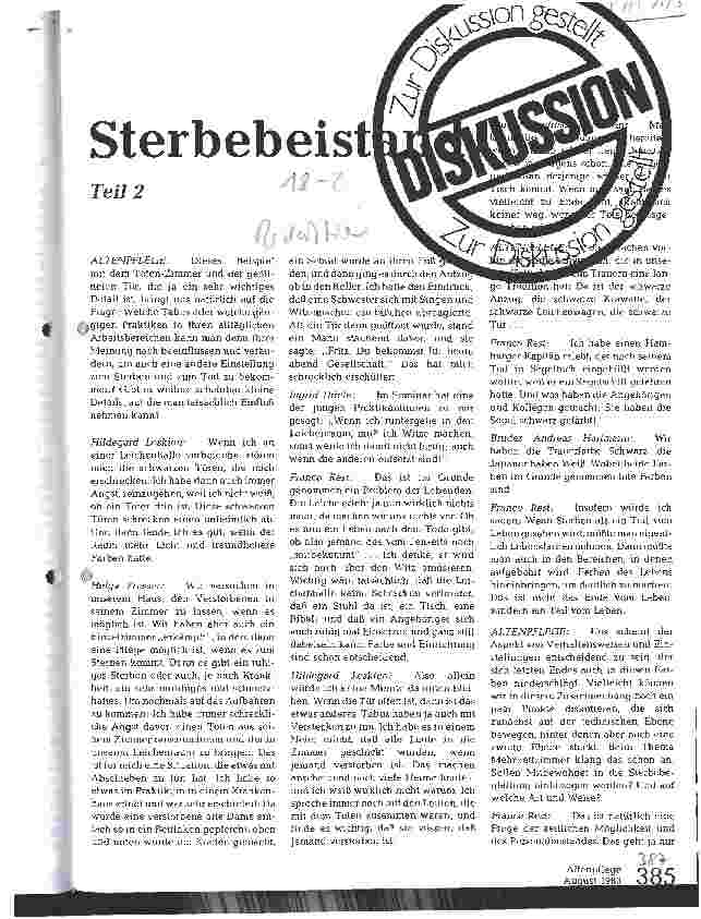 Vorschauseite 1: Sterbebeistand