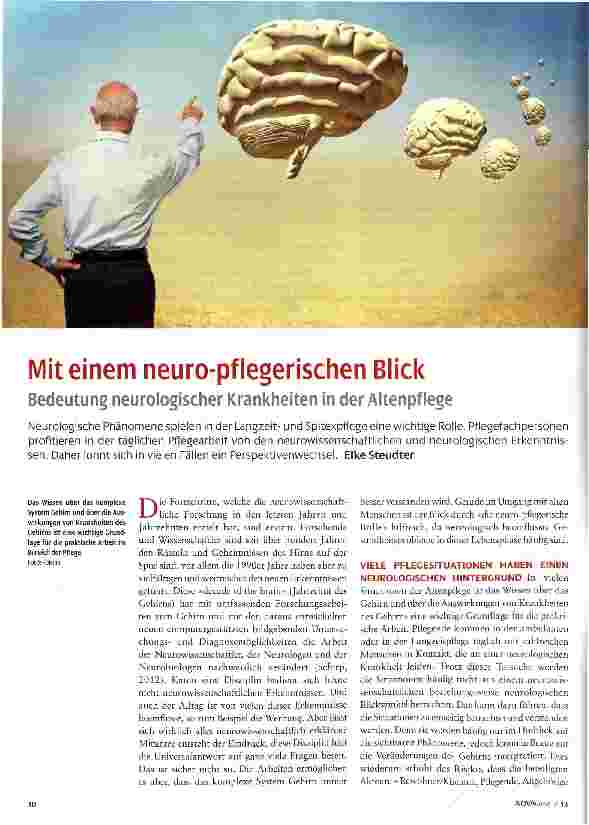 Vorschauseite 1: Mit einem neuro-pflegerischen Blick