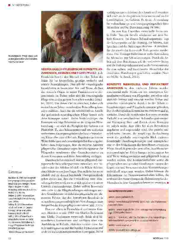 Vorschauseite 3: Mit einem neuro-pflegerischen Blick