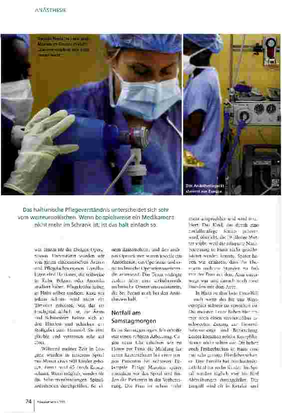 Vorschauseite 3: Vom Inselspital ins Containerkrankenhaus