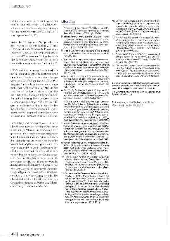 Vorschauseite 4: Maßnahmen zum Management von Ausbrüchen durch respiratorische Erreger in Pflegeeinrichtungen