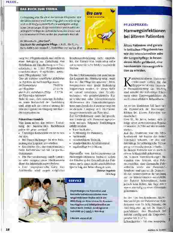 Vorschauseite 2: Katheterassoziierte Infektionen