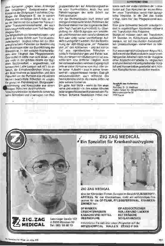 Vorschauseite 4: Bluttransfusion - Indikation und Komplikation