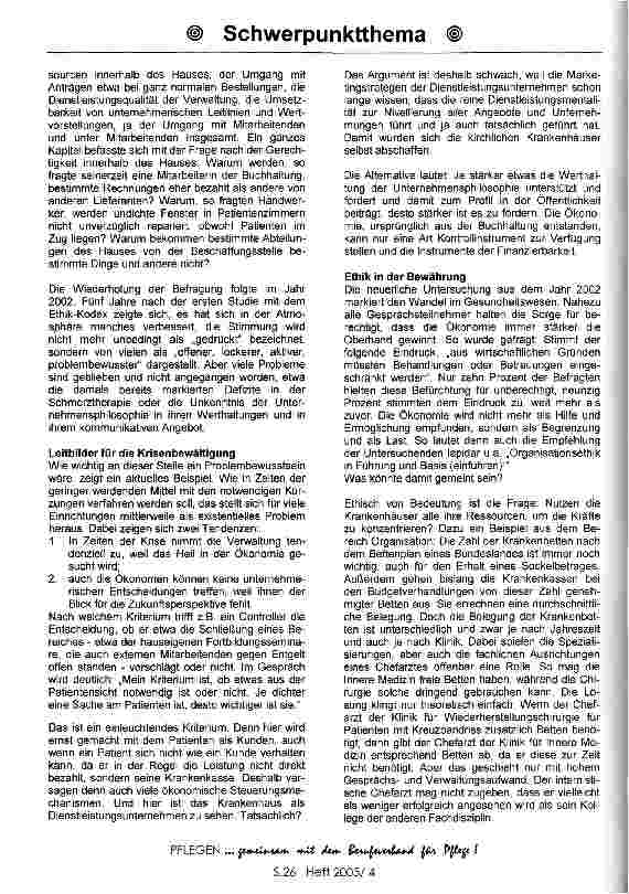 Vorschauseite 3: Mit Ethik ein Blitzlicht auf die Situation der Unternehmung schaffen