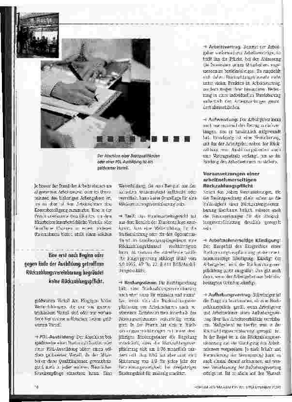 Vorschauseite 3: Für klare Regelungen sorgen - vorher!