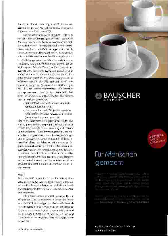 Vorschauseite 4: Erfolgsfaktor des Risikomanagements