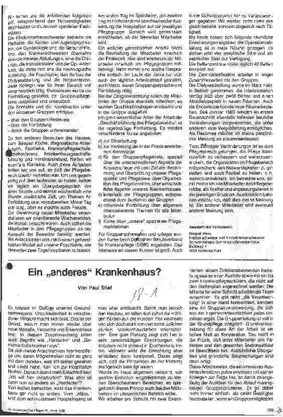 Vorschauseite 2: Sieben Jahre Mitarbeiterin im Gemeinschaftskrankenhaus Herdecke