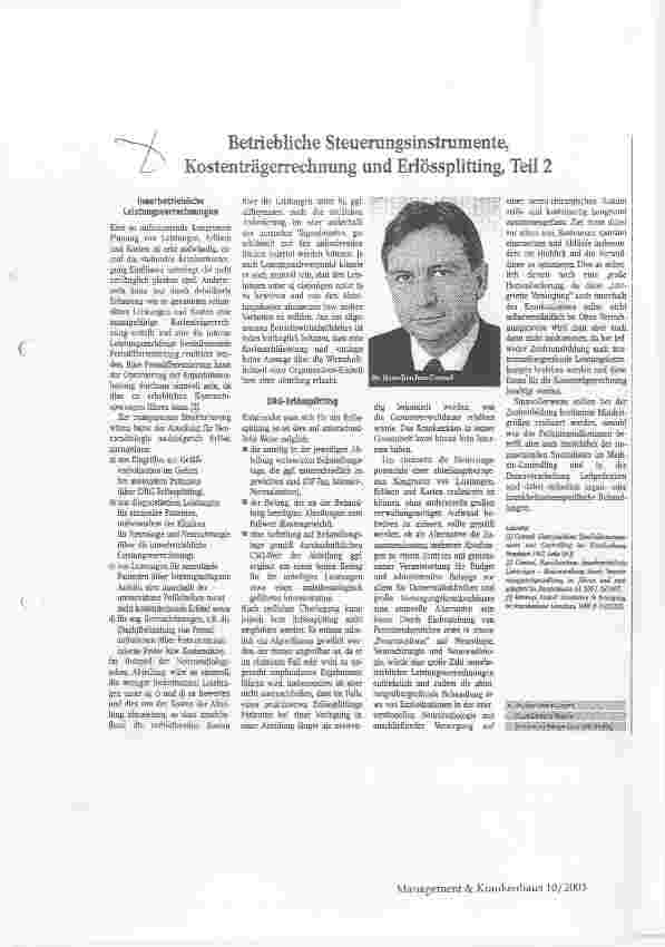 Vorschauseite 1: Betriebliche Steuerungsinstrumente, Kostenträgerrechnung und Erlössplitting Teil 2