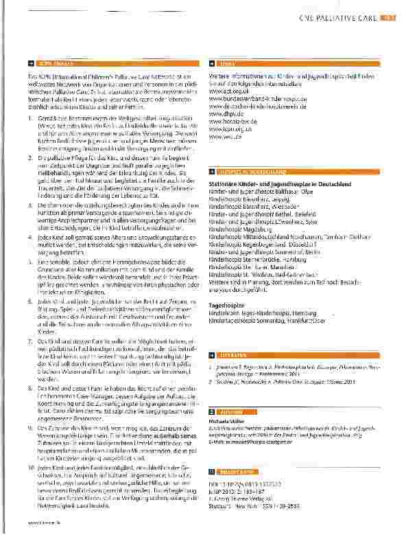 Vorschauseite 5: Kinderund Jugendhospizarbeit