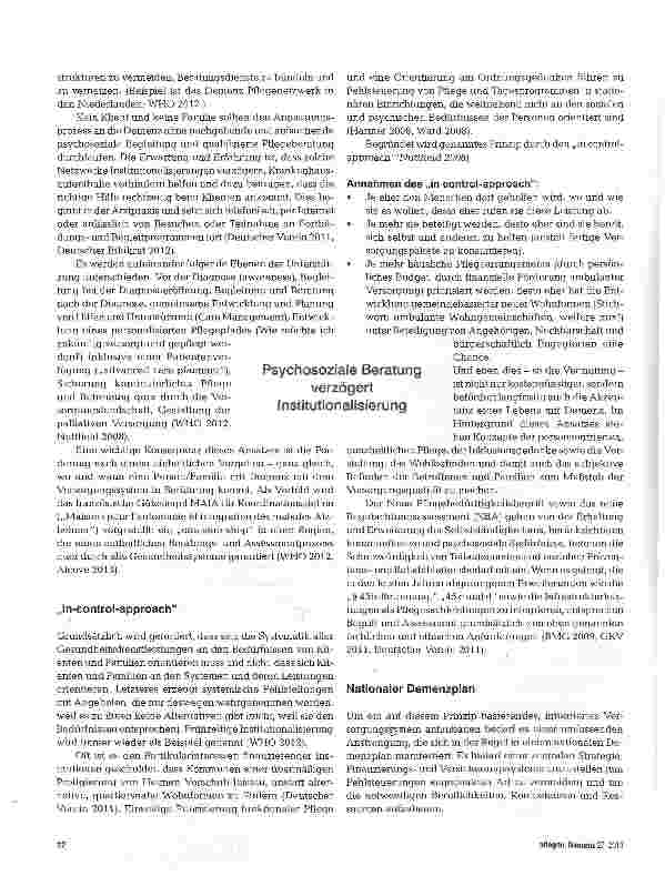 Vorschauseite 5: Zukunft der Demenz