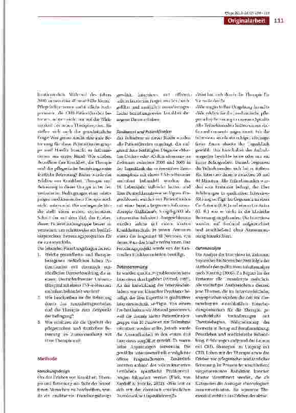 Vorschauseite 3: Chronisch entzündliche Darmerkrankungen: Erleben von Krankheit, Therapie und Betreuung