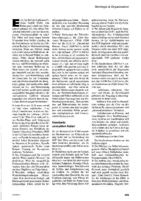 Vorschauseite 2: Von der Startbahn auf den Behandlungspfad