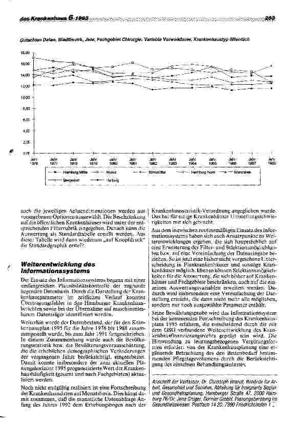 Vorschauseite 5: informationssystem Krankenhauswesen der Freien u. Hansestadt Hamburg Zur Entscheidungsfindung über eine bedarfsgerechte Krankenhausstruktur