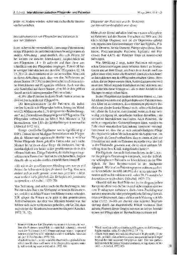 Vorschauseite 4: Interaktionen zwischen Pflegenden und Patienten Eine klassische Studie in der akuten Psychiatrie