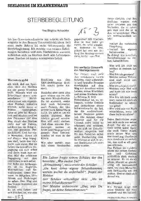 Vorschauseite 1: Sterbebegleitung