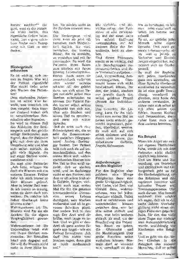 Vorschauseite 3: Sterbebegleitung