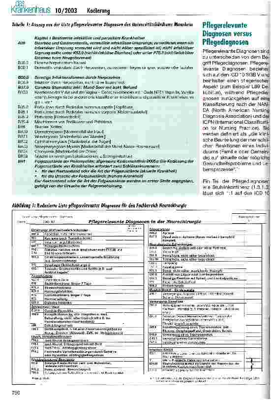 Vorschauseite 2: Ist die Kodierung pflegerelevanter Nebendiagnosen sinnvoll?