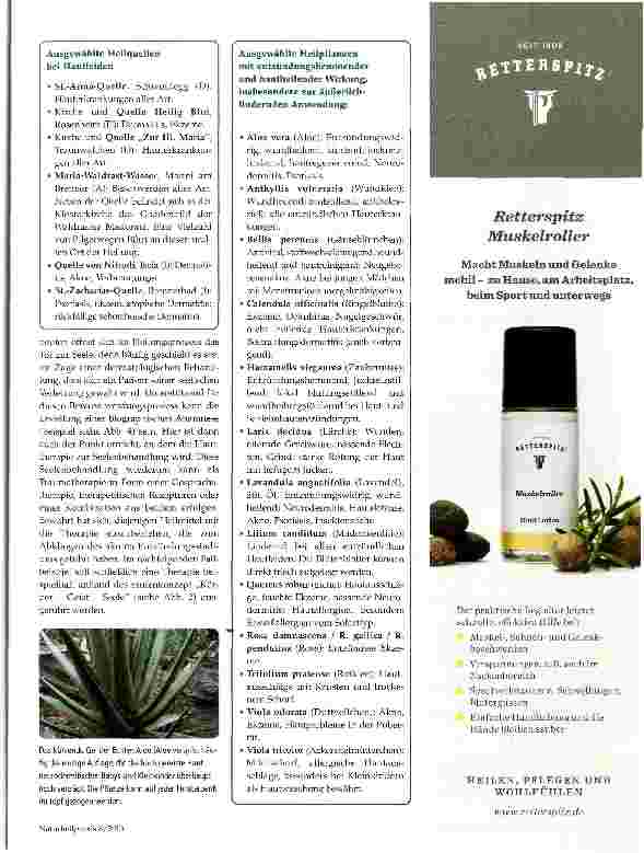 Vorschauseite 5: Die naturheilkund-liche Behandlung entzündlicher Hauterkrankungen Therapiekonzepte