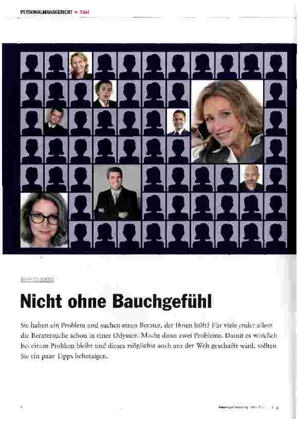Vorschauseite 1: Nicht ohne Bauchgefühl
